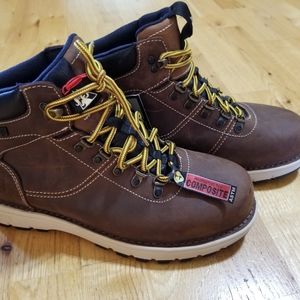 Rocky Composite Toe Waterproof Work Boots 8 1/2 Wide